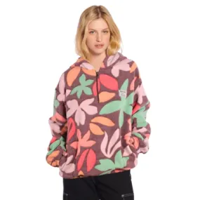 BUZO RIP CURL GIRLD POLAR 1/2 ZIP DAY BREAKER PRINT