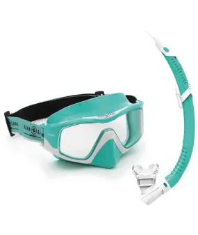 Combo de Snorkel Natación Aqua Lung Sport Versa Turquesa